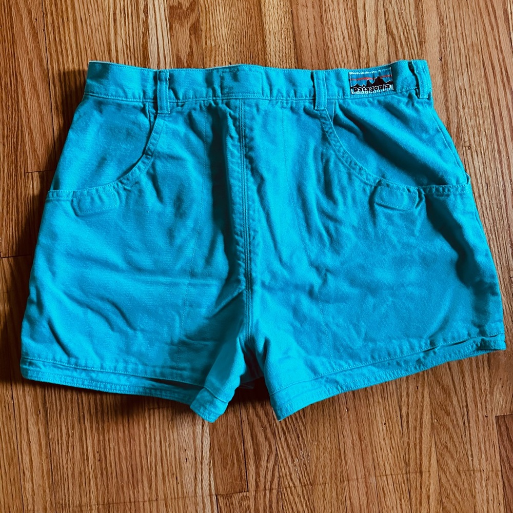 Patagonia Bright Turquoise Women’s Stand Up Shorts